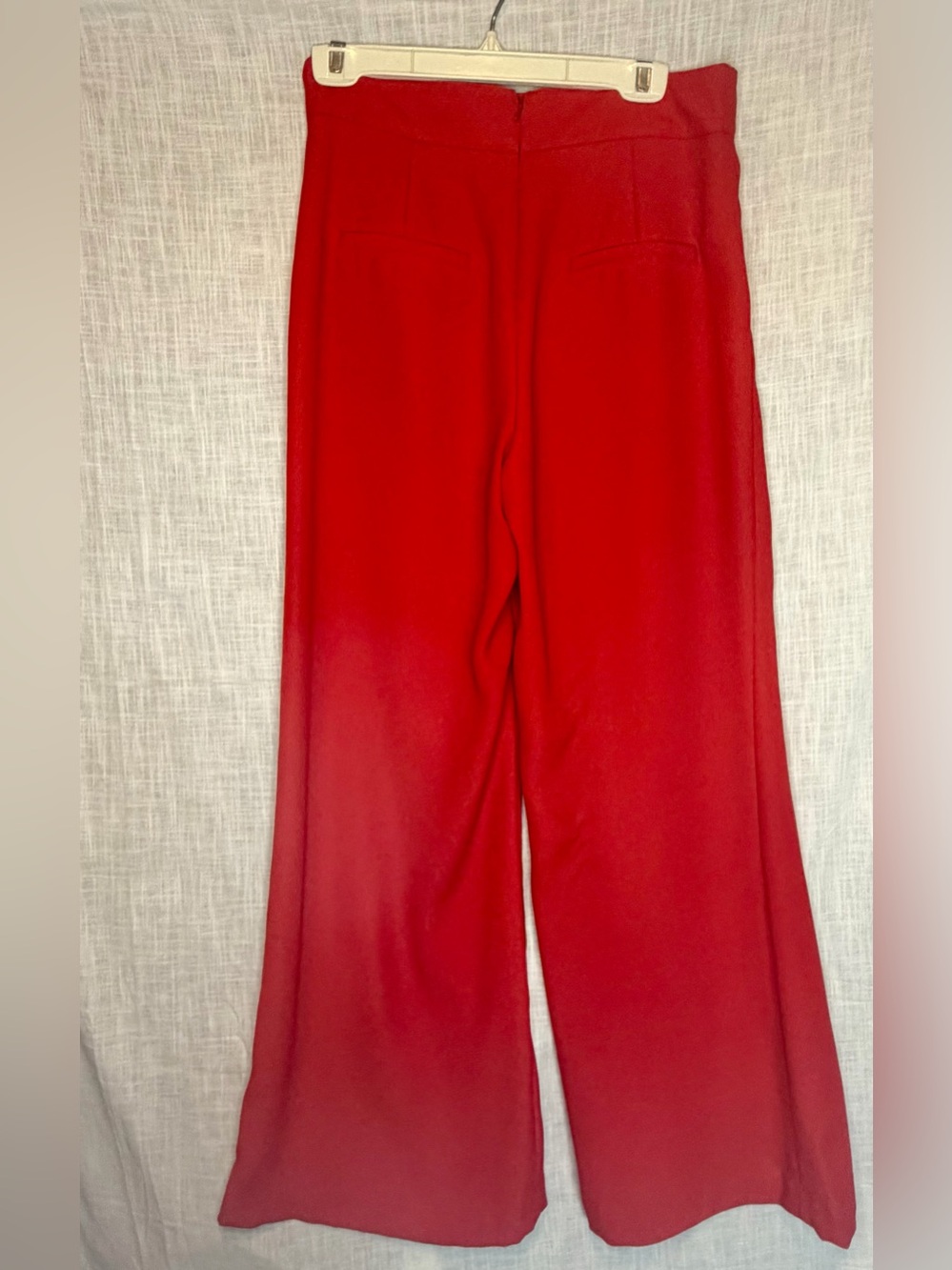Veronica Beard Red Sailor Wide Leg Pants High Rise Trousers 8 Old Money French - Picture 4 of 14